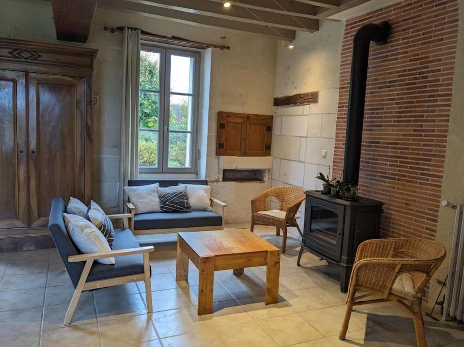 Maison Dans Belle Longere - La Serrerie Le Controis-en-Sologne Exterior foto